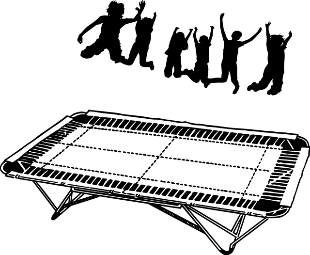 Trampolína pro více lidí